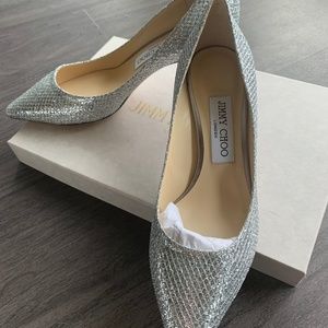 Jimmy Choo - Glitter Romy 60 - Size 6.5 US